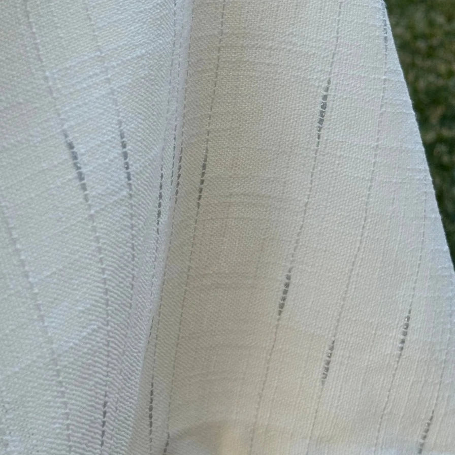 Adorn Your Table Silver Pindrop Tablecloth