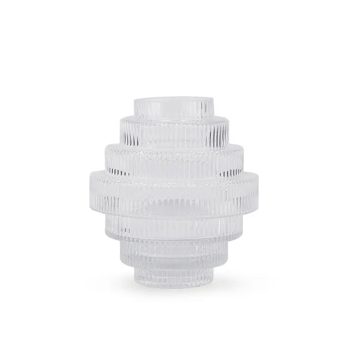 Layered Glass Vase