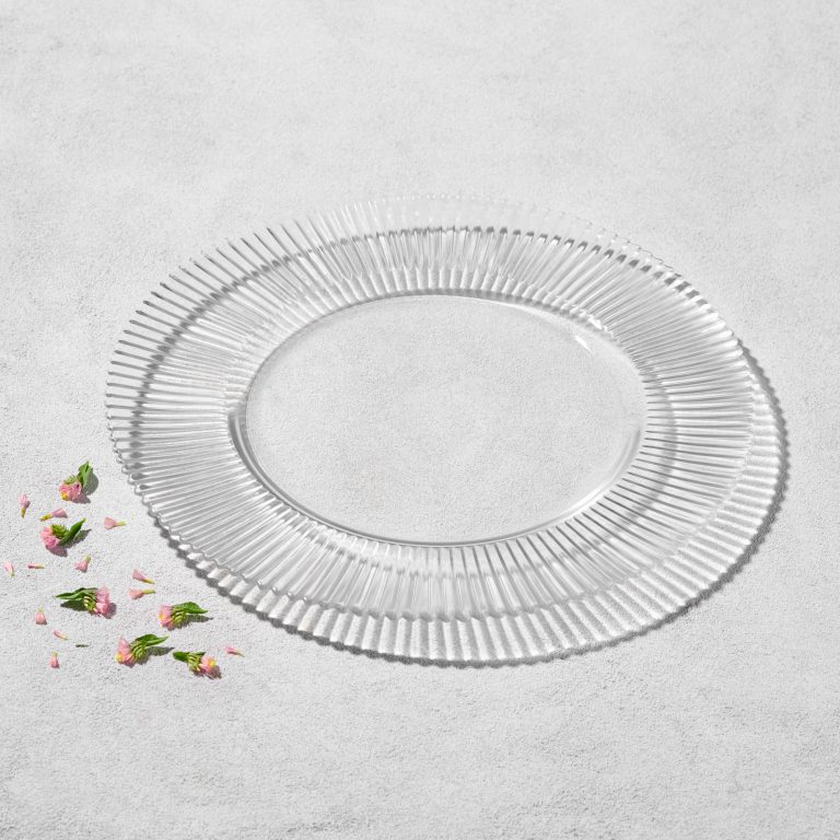 Vikko Forest Ribbed Glass Charger