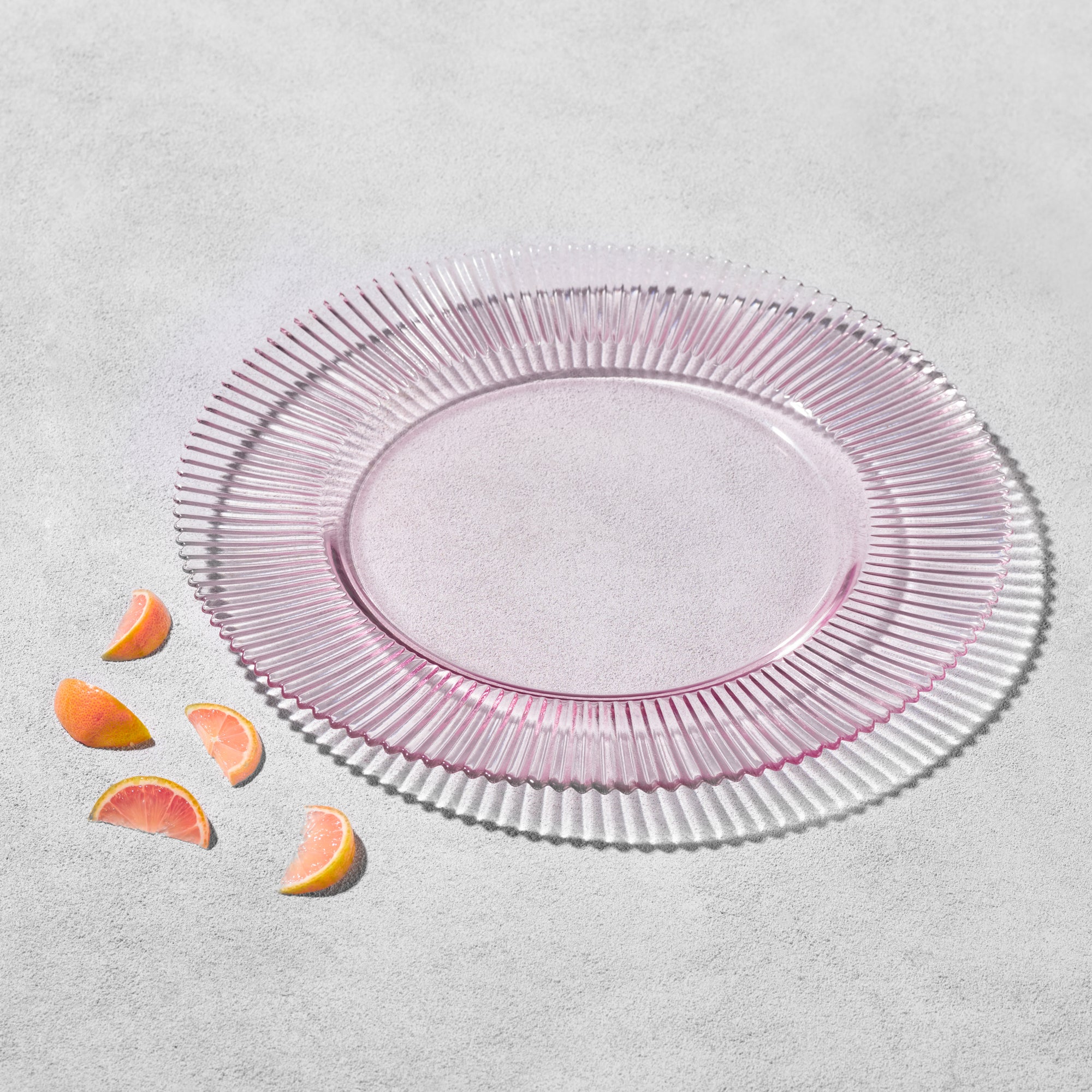 Vikko Forest Ribbed Glass Charger