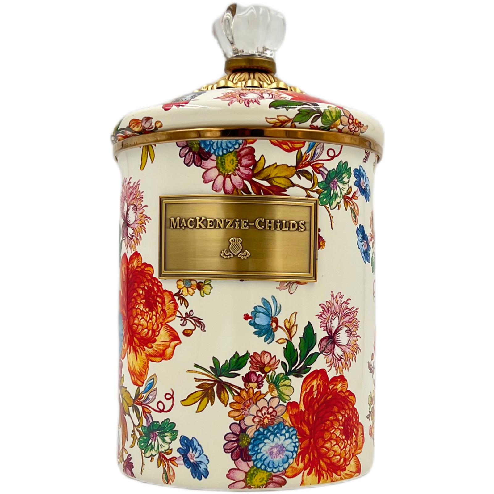 MacKenzie-Childs Flower Market canisters