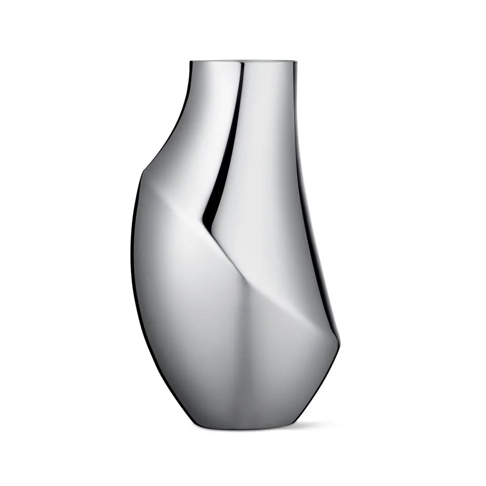 Georg Jensen Flora Stainless Steel Vase