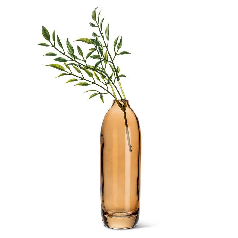 Tall Bud Vase- Amber