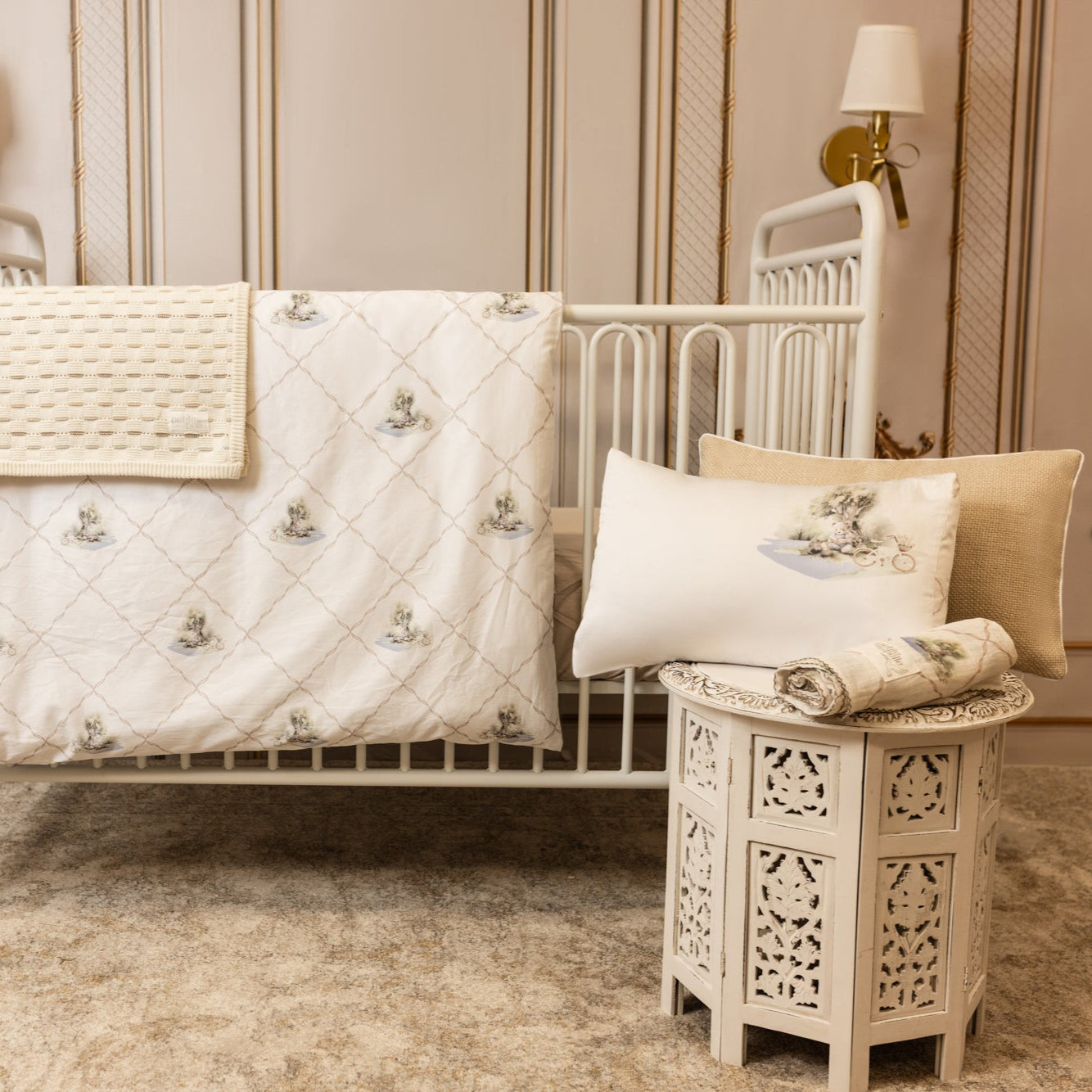 Petite Belle Teddy's Tale Crib Set