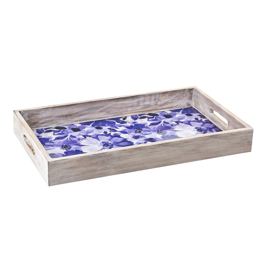 Claro Blue & White Wash Tray