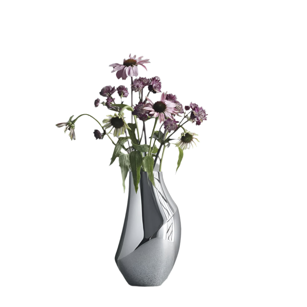 Georg Jensen Flora Stainless Steel Vase