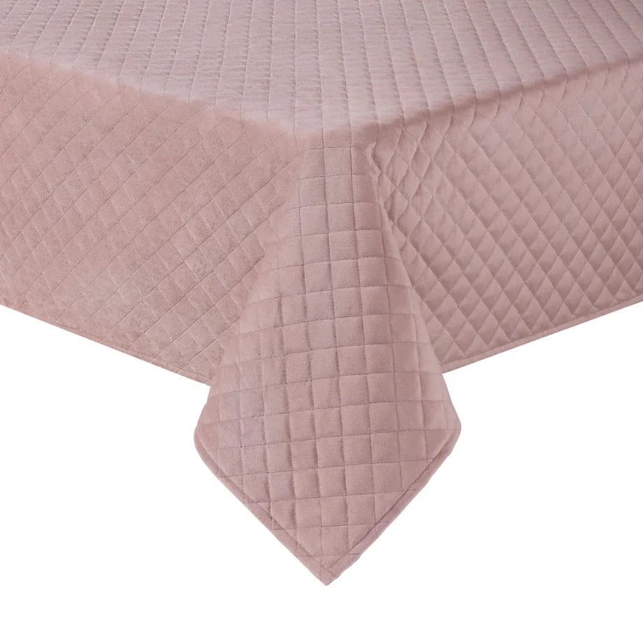 Adorn Your Table Velvet Quilted Tablecloth