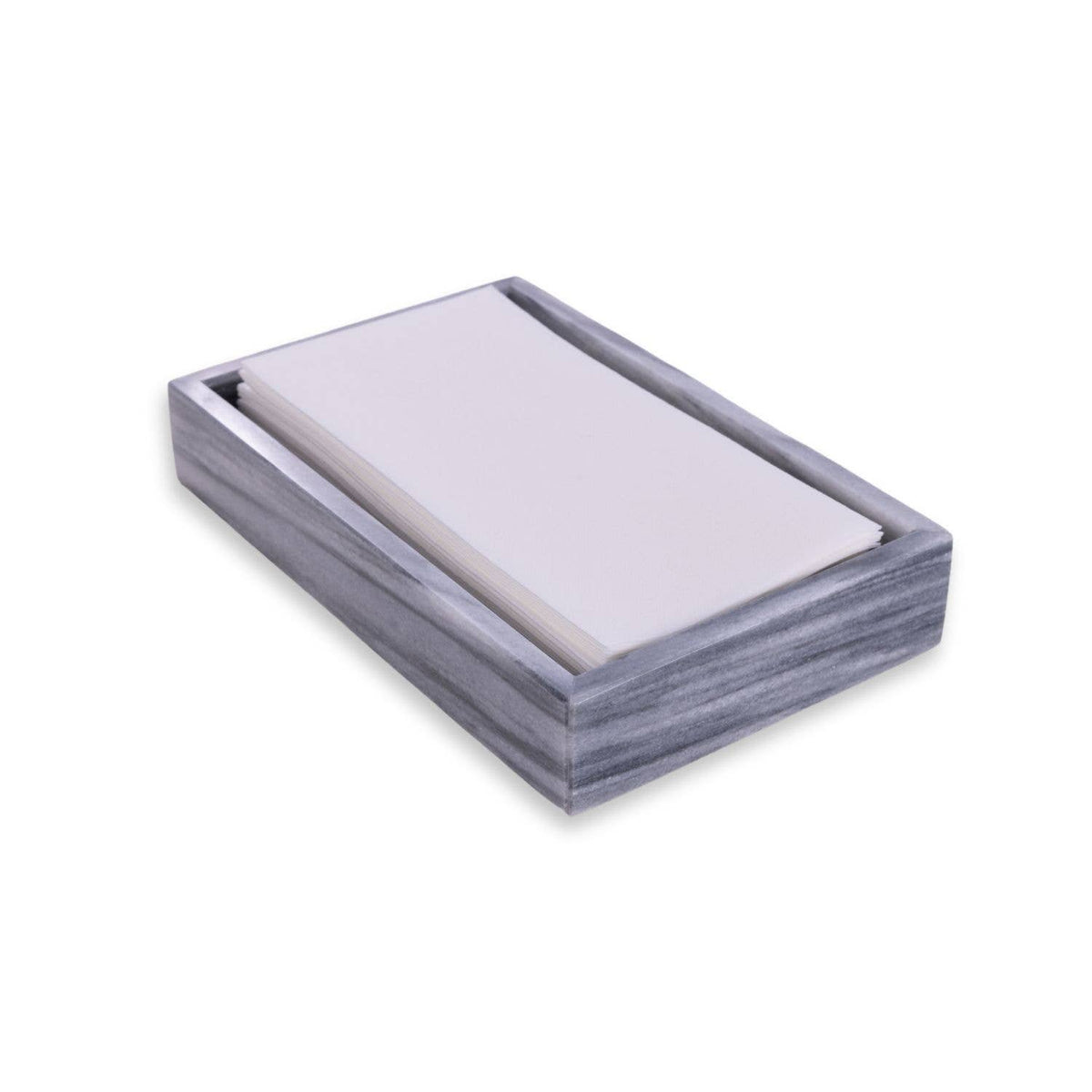 Ezra Genuine Marble Guest Towel Tray