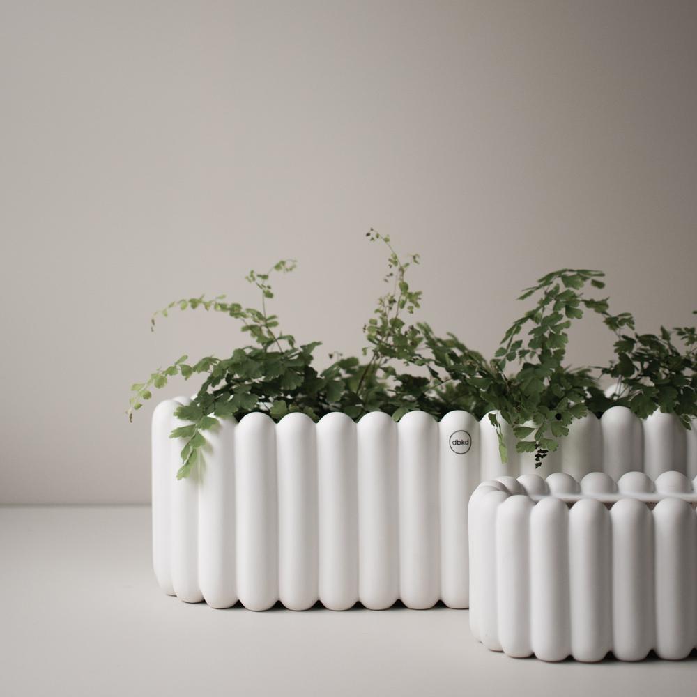 Mist Oval Large Planter