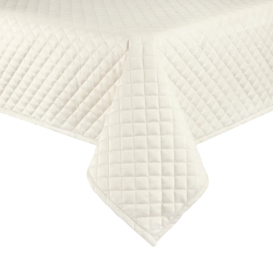 Adorn Your Table Velvet Quilted Tablecloth