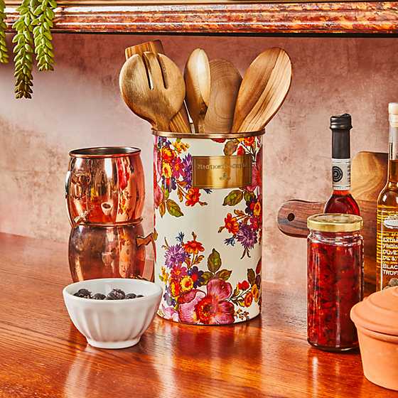 MacKenzie-Childs Flower Mart Utensil Holder