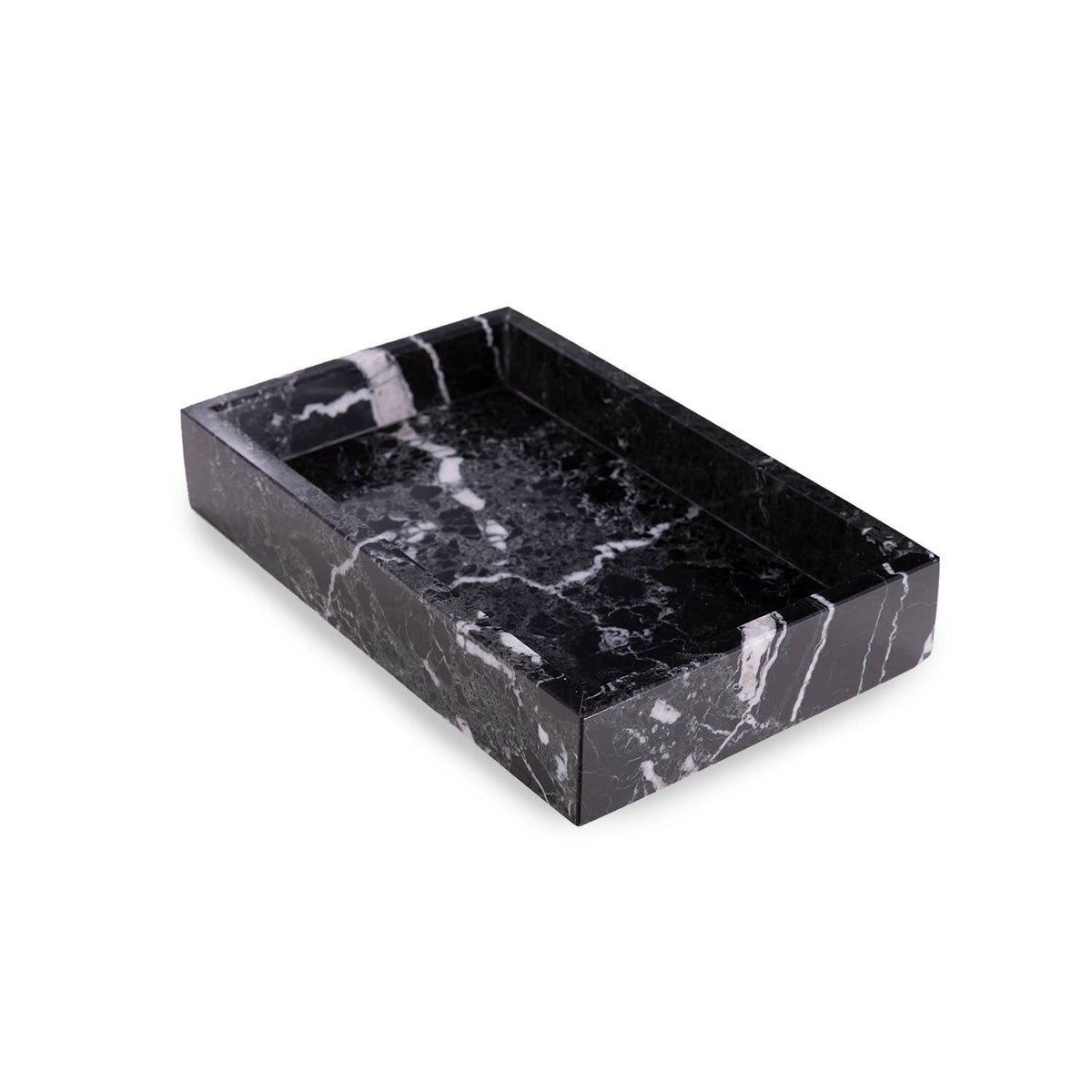 Ezra Genuine Marble Guest Towel Tray