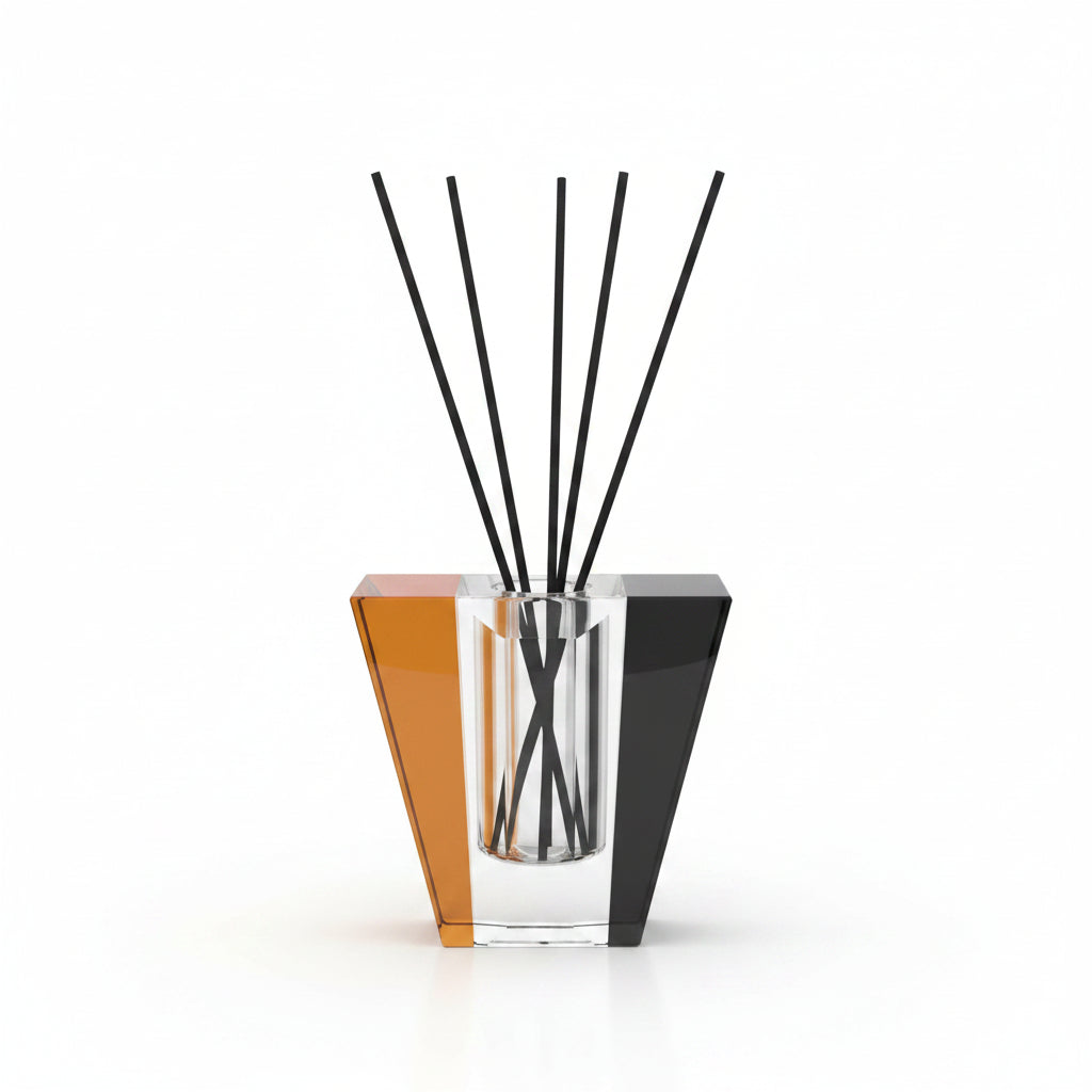 Solar prism crystal reed diffuser, onyx and amber