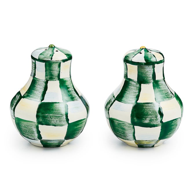 MacKenzie-Childs Check Salt & Pepper Shakers