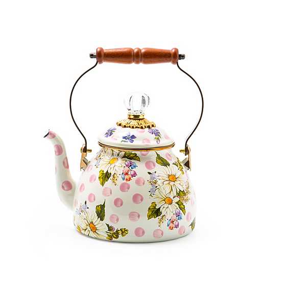 MacKenzie-Childs Flower Mart Tea Kettle