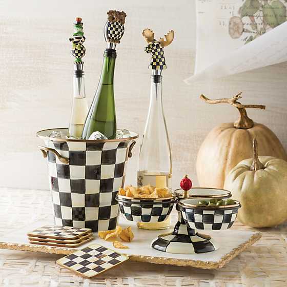 MacKenzie-Childs Courtly Check Enamel Triplicity