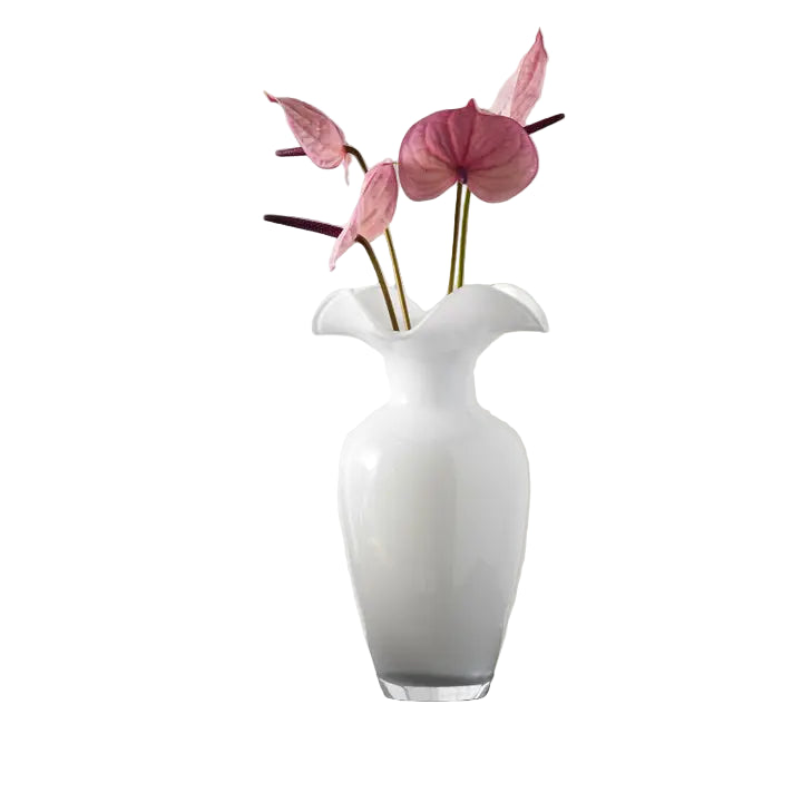Opal White Vase