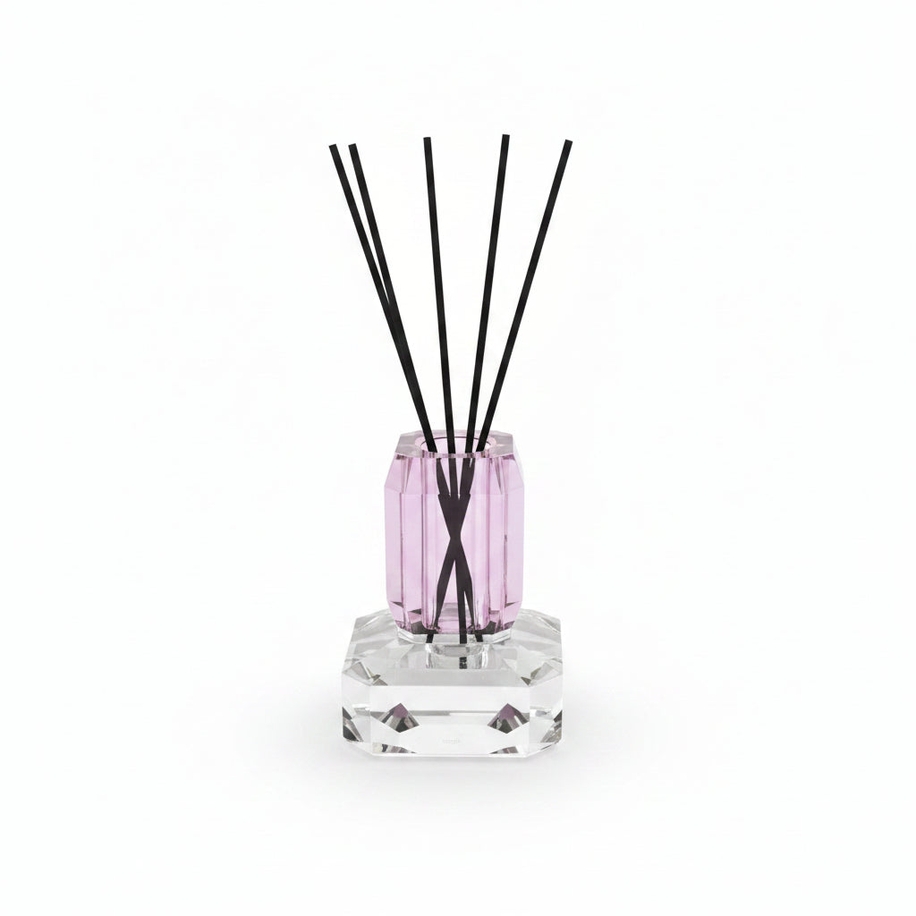 Blush prism crystal diffuser and vase