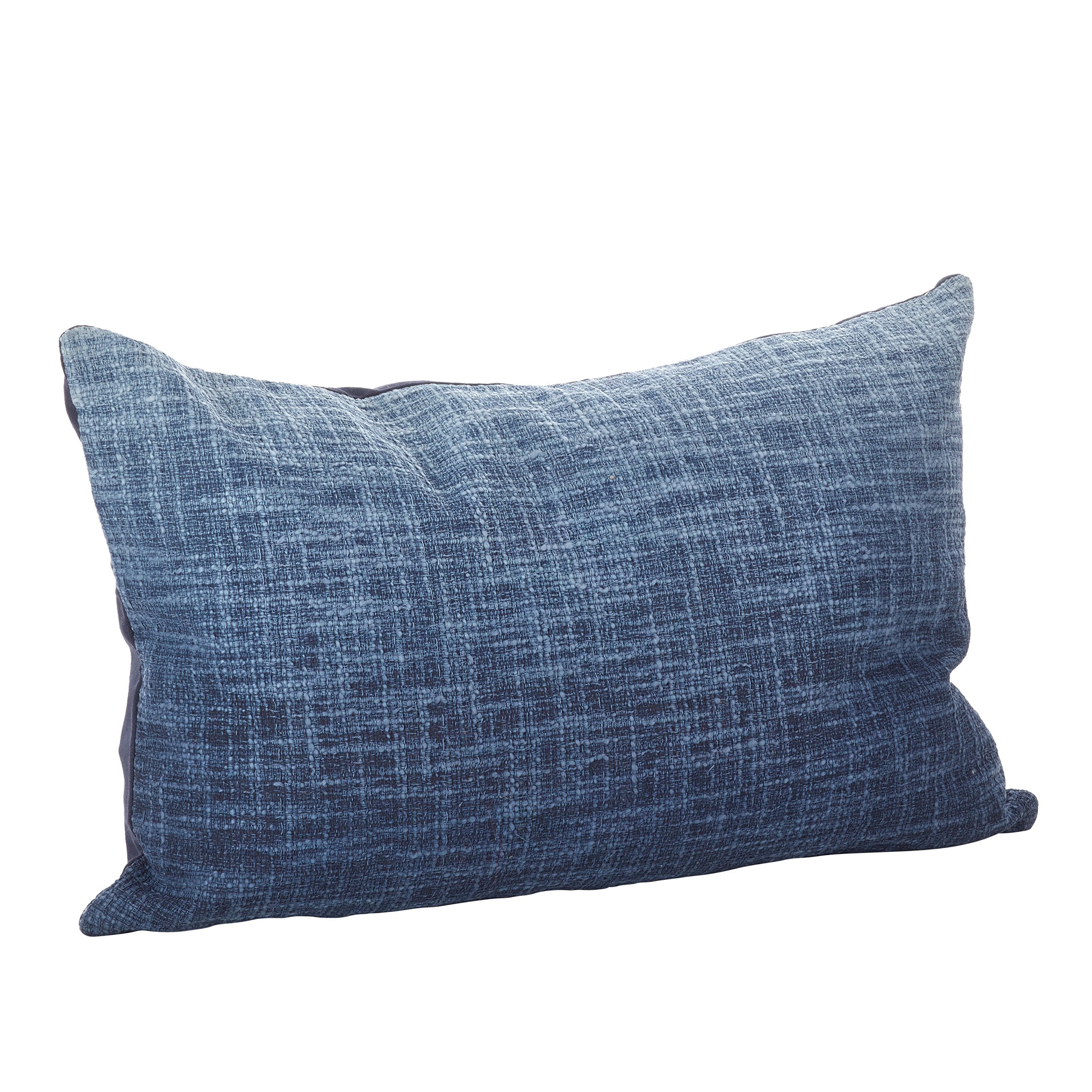 Navy Blue Ombre Design Pillow