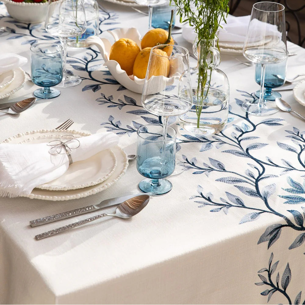Adorn Your Table Blue Grove Tablecloth