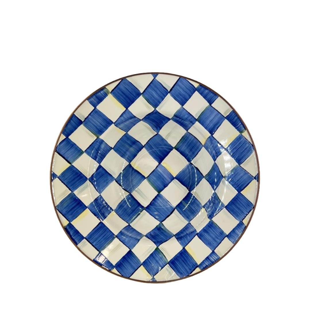 MacKenzie-Childs Royal Check Serving Bowl
