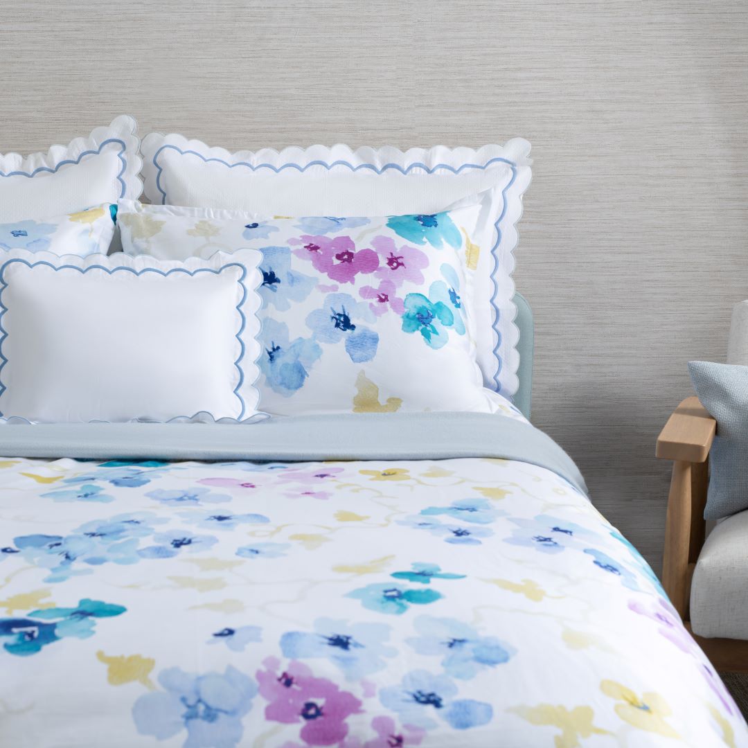 LUXE by A&B Brushed Blossoms Duvet Set