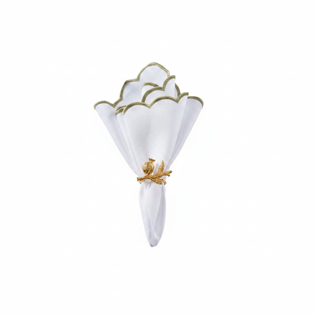 Adorn Your Table Scallop Napkin