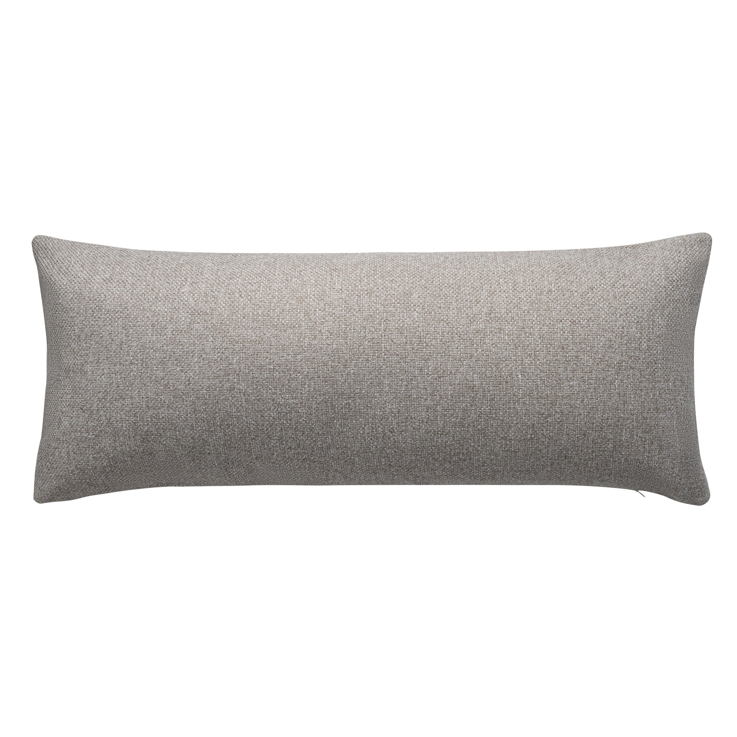 Aura Home Pigeon Grey Textured Throw Pillow