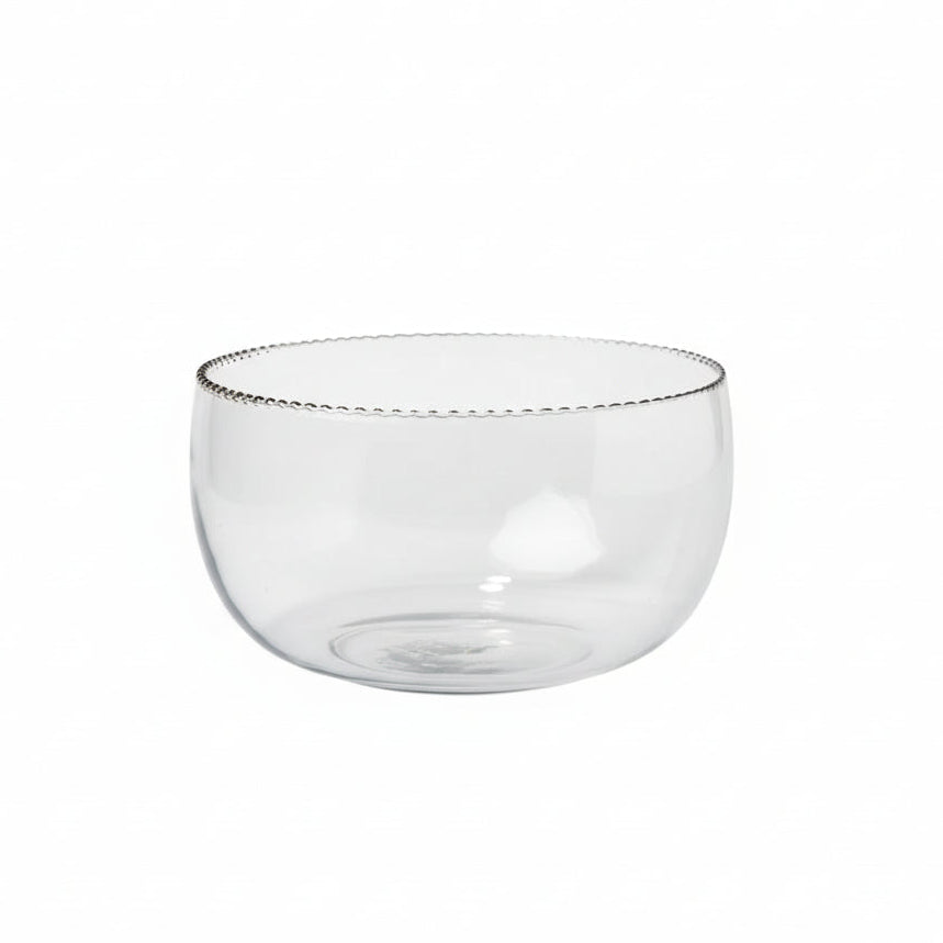 Be Home Ruffle Glass Bowl- Large