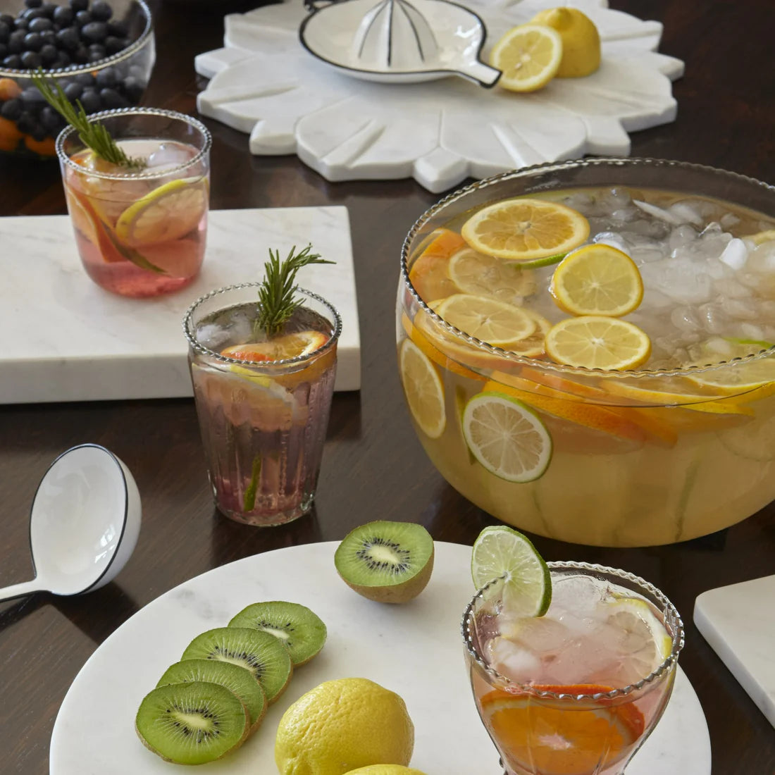 Ruffle Glass Bowl- Large