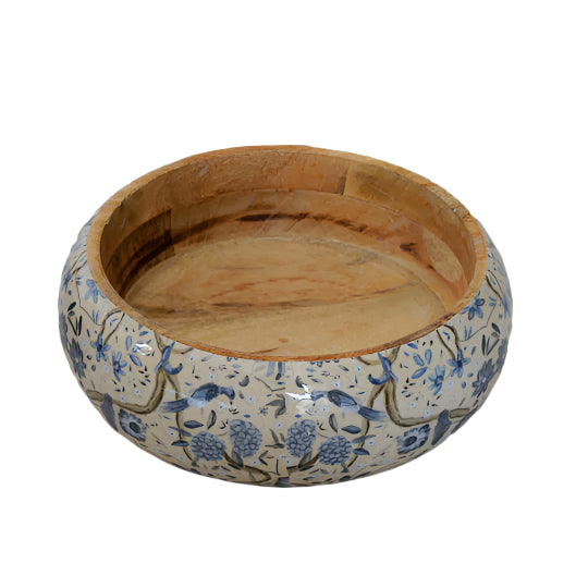 Yaeli Vogel Toile Wood Salad Bowl