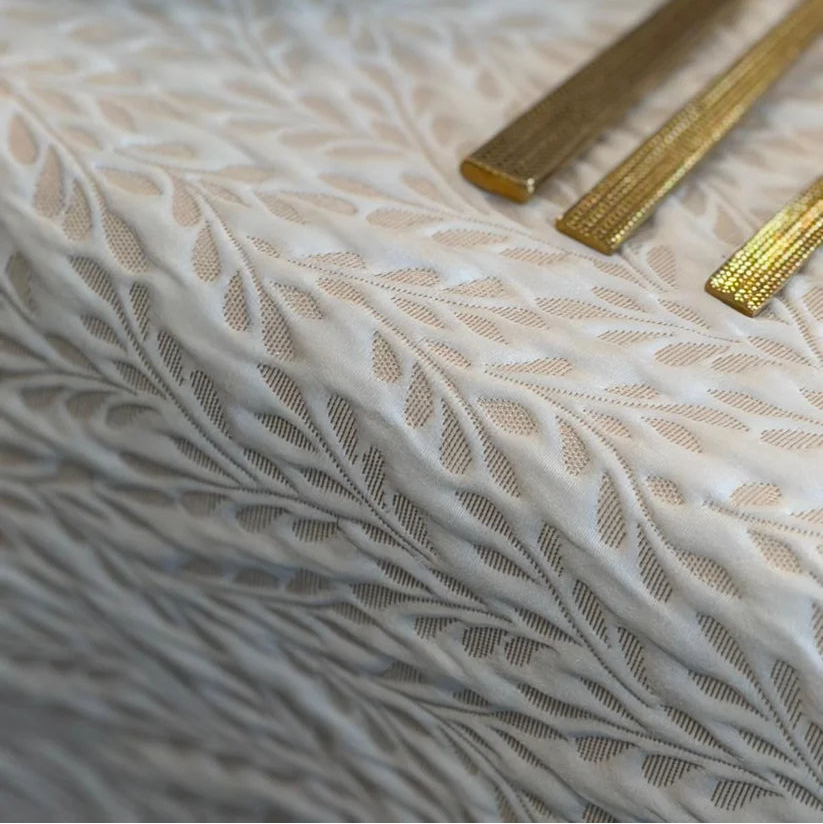 Adorn Your gold leaf Tablecloth