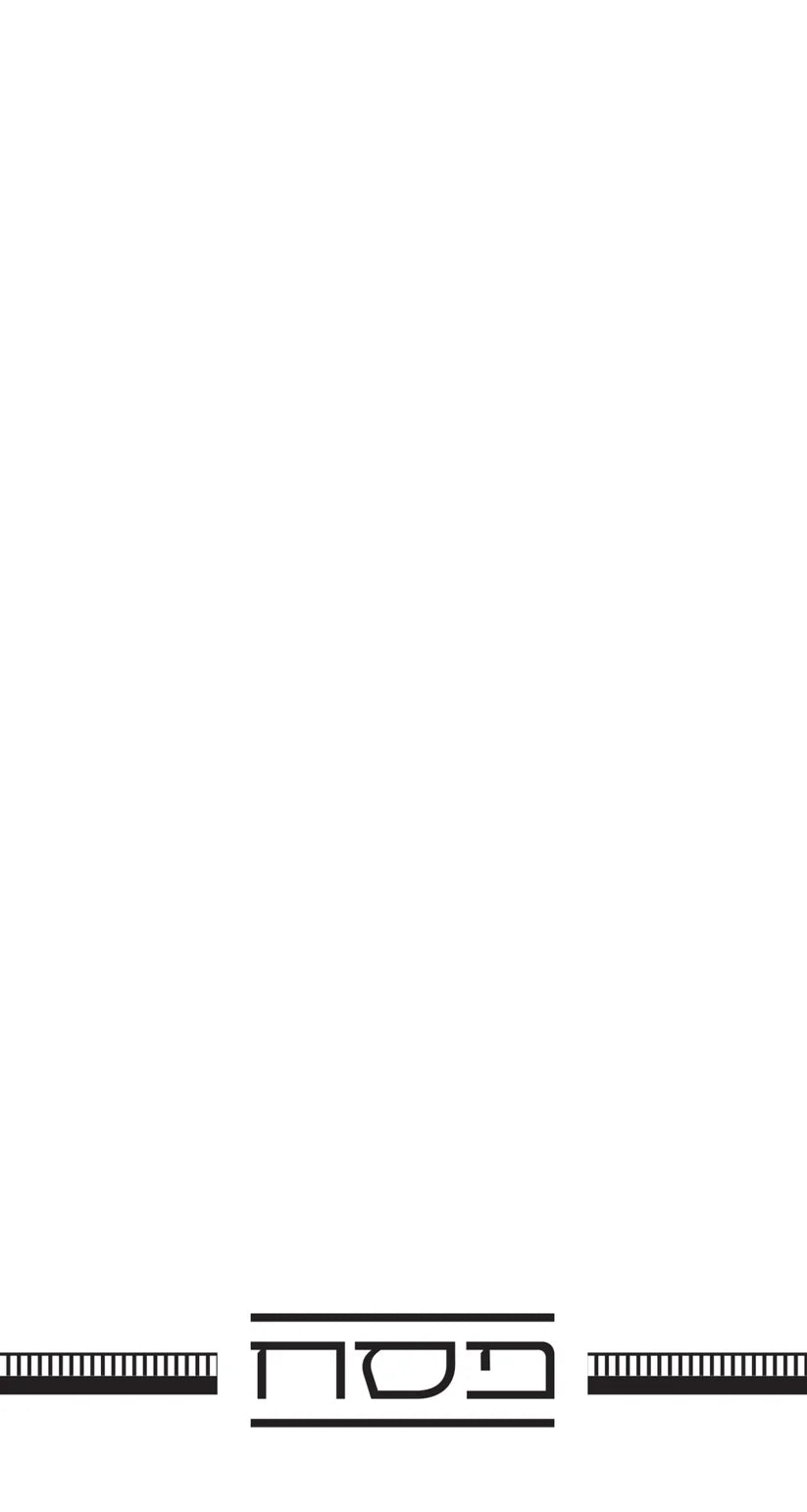 Pesach Type 1 Black - Printed Guest Towel