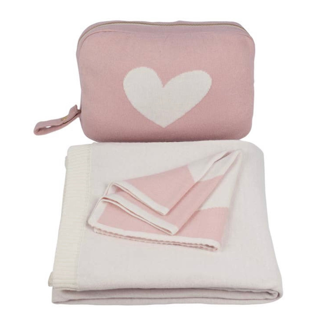 Heart Pink Pearl 3-Piece Set