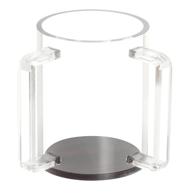 Lucite Wood Look Wash Cup