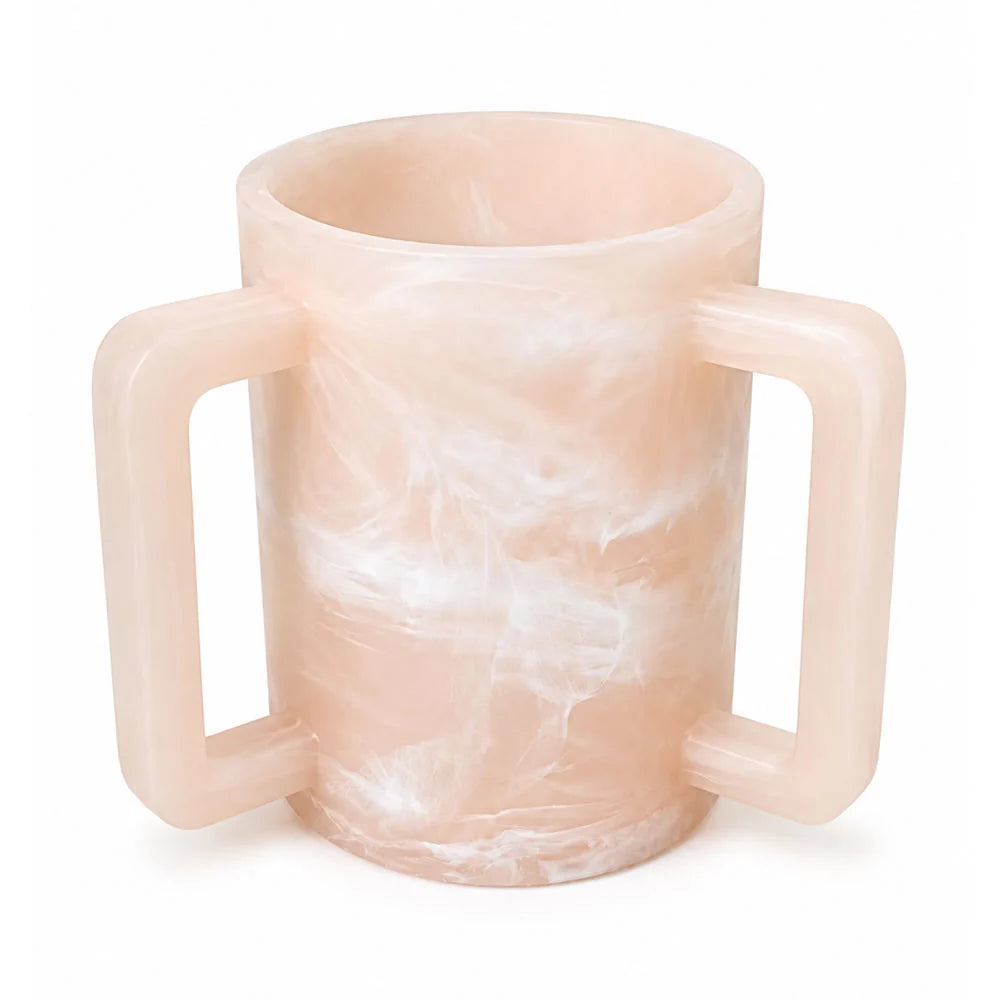 Resin Wash Cup brown swirl
