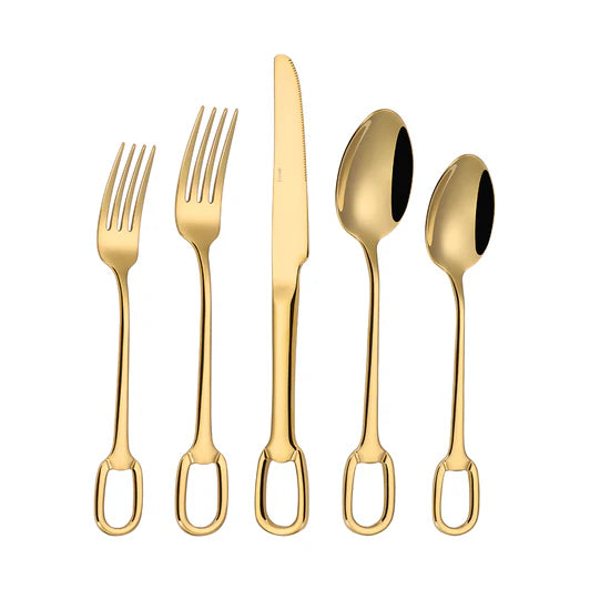 Gold Stainless Steel Flatware Set