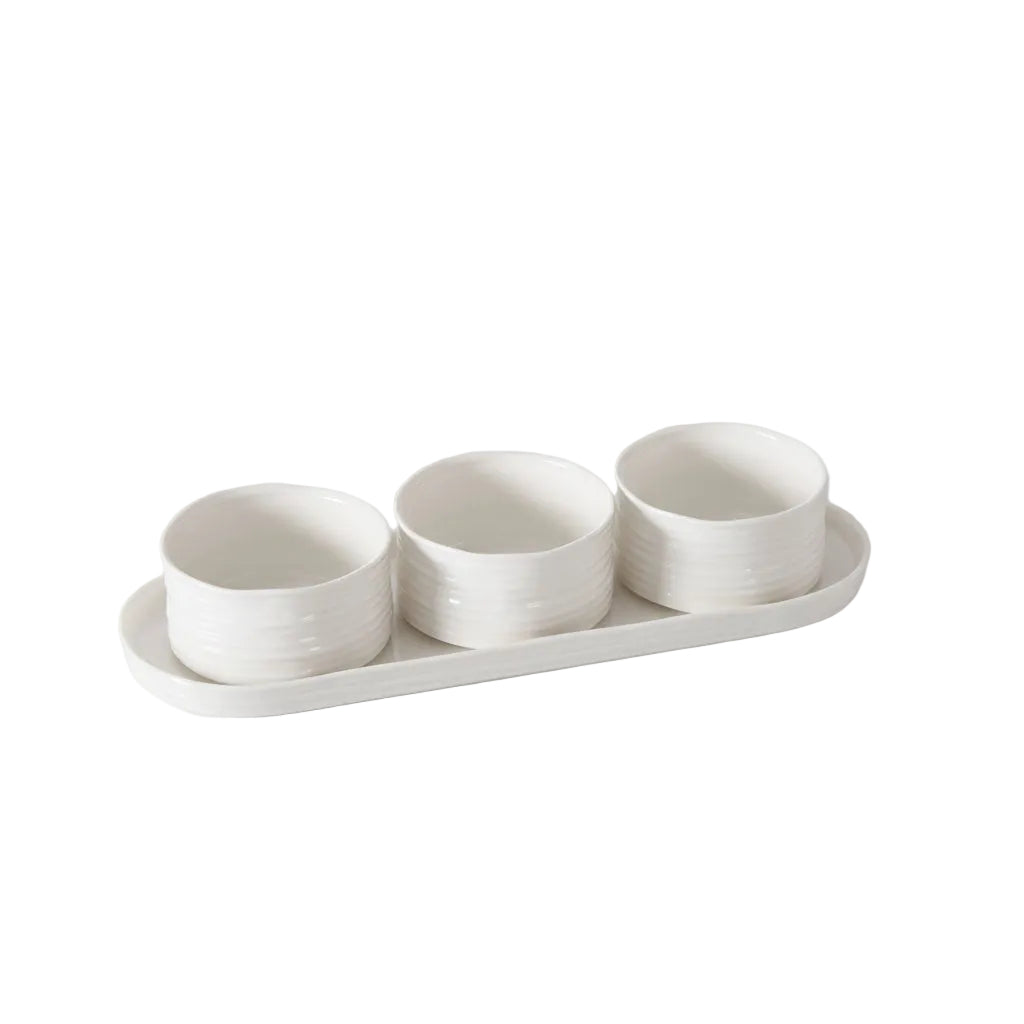 Le Blanc Entertaining Set – 4pc