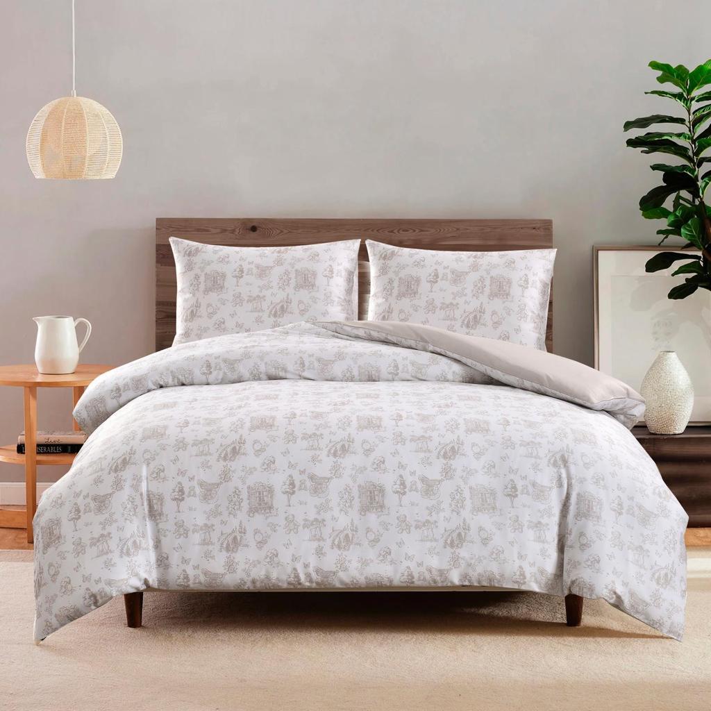 Petite Belle Toile Safra Duvet Set- Taupe