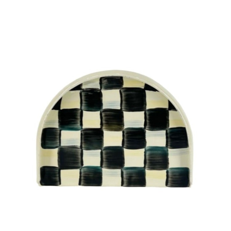 MacKenzie-Childs Courtly Check Napkin Holder