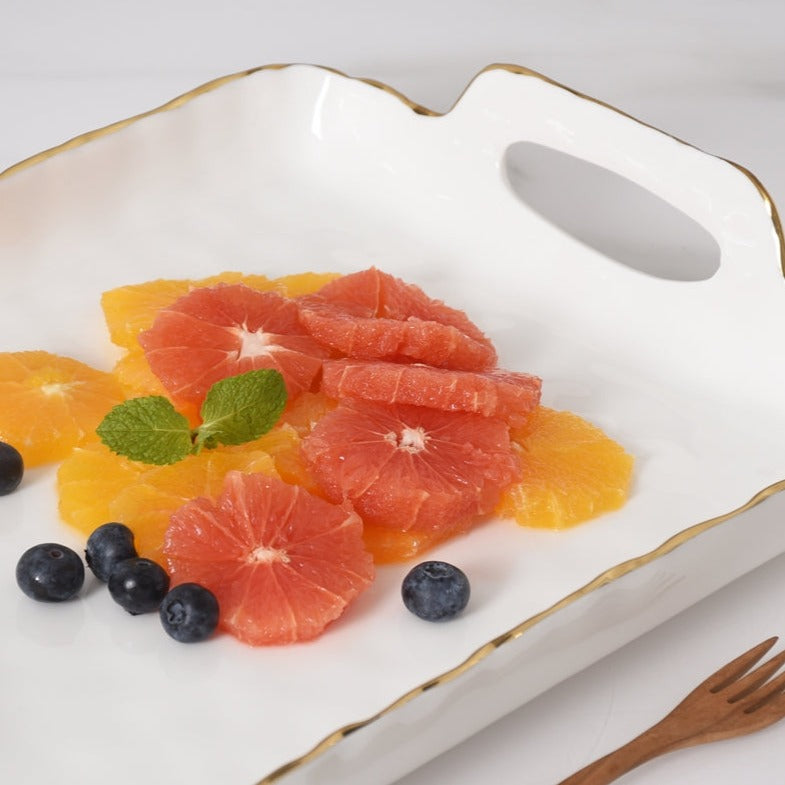 Portofino Rectangular Tray with Handles