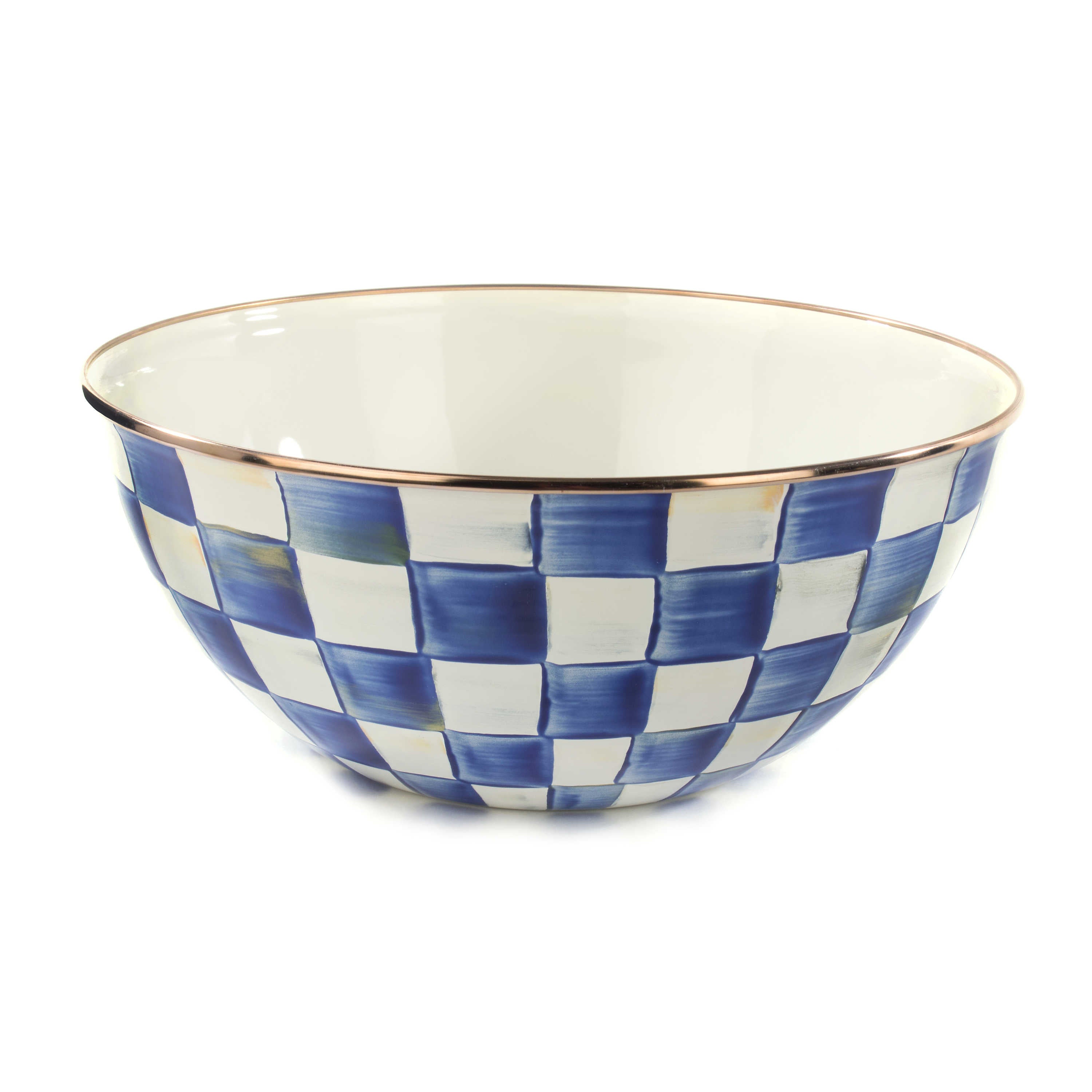 MacKenzie-Childs Royal Check Enamel Everyday Bowl - Large