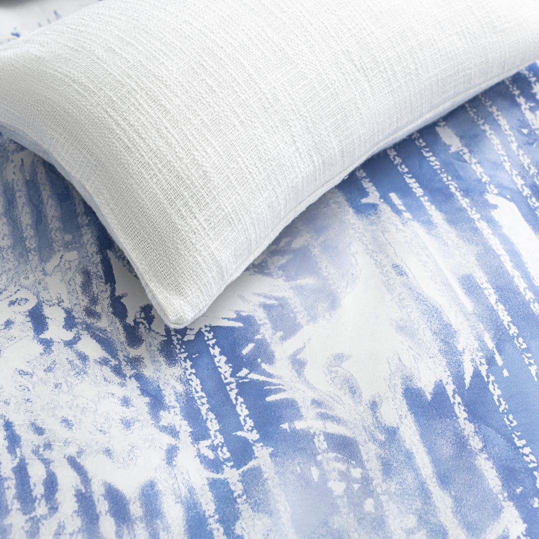 LUXE by A&B Cobalt Contour Duvet Set