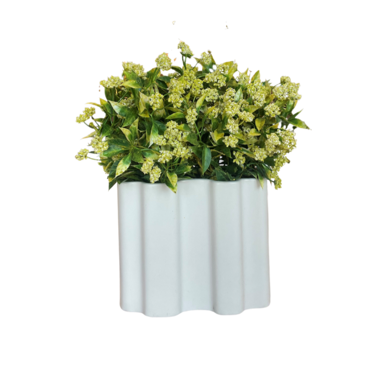 Cream Mini Blossom White Abstract Arrangement