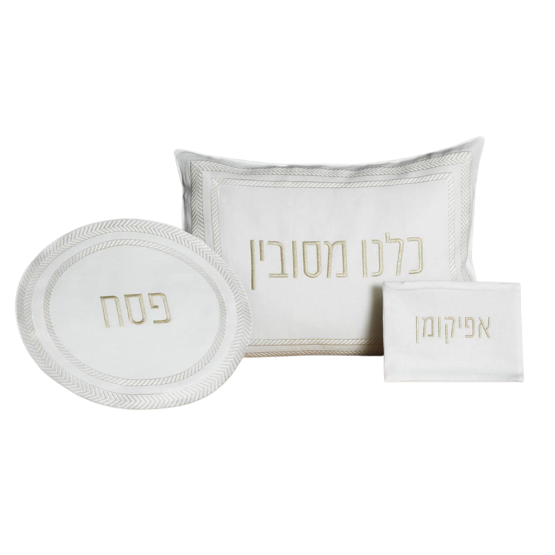 Herringbone Pesach Set