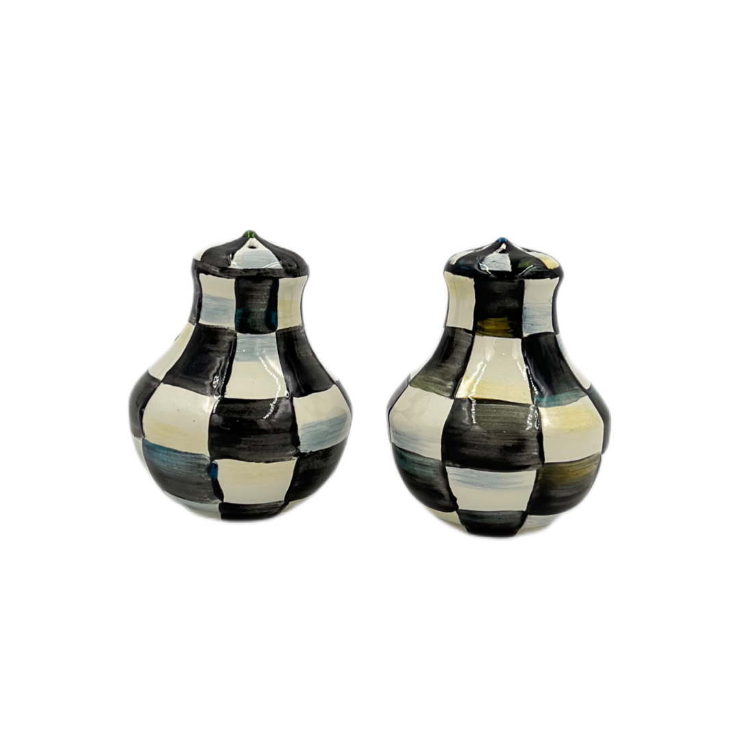 MacKenzie-Childs Courtly Salt & Pepper Shakers