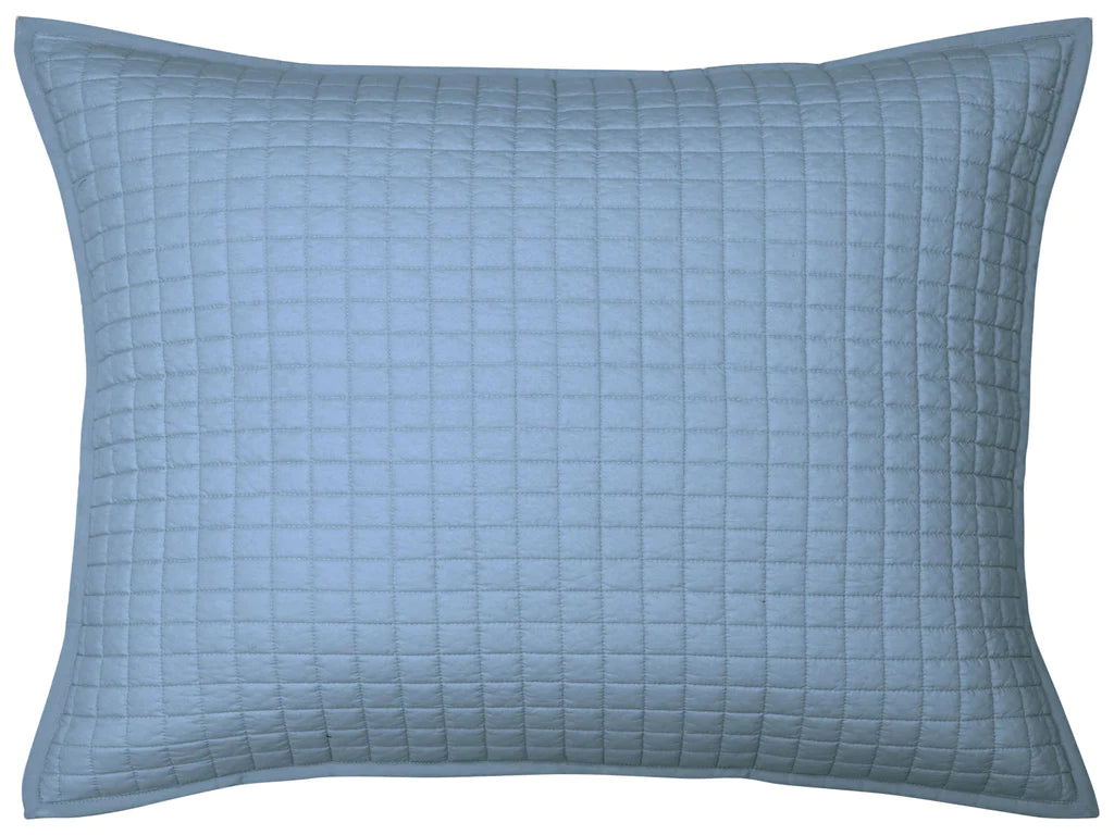 Willa Dutch Euro Sham Ocean Blue