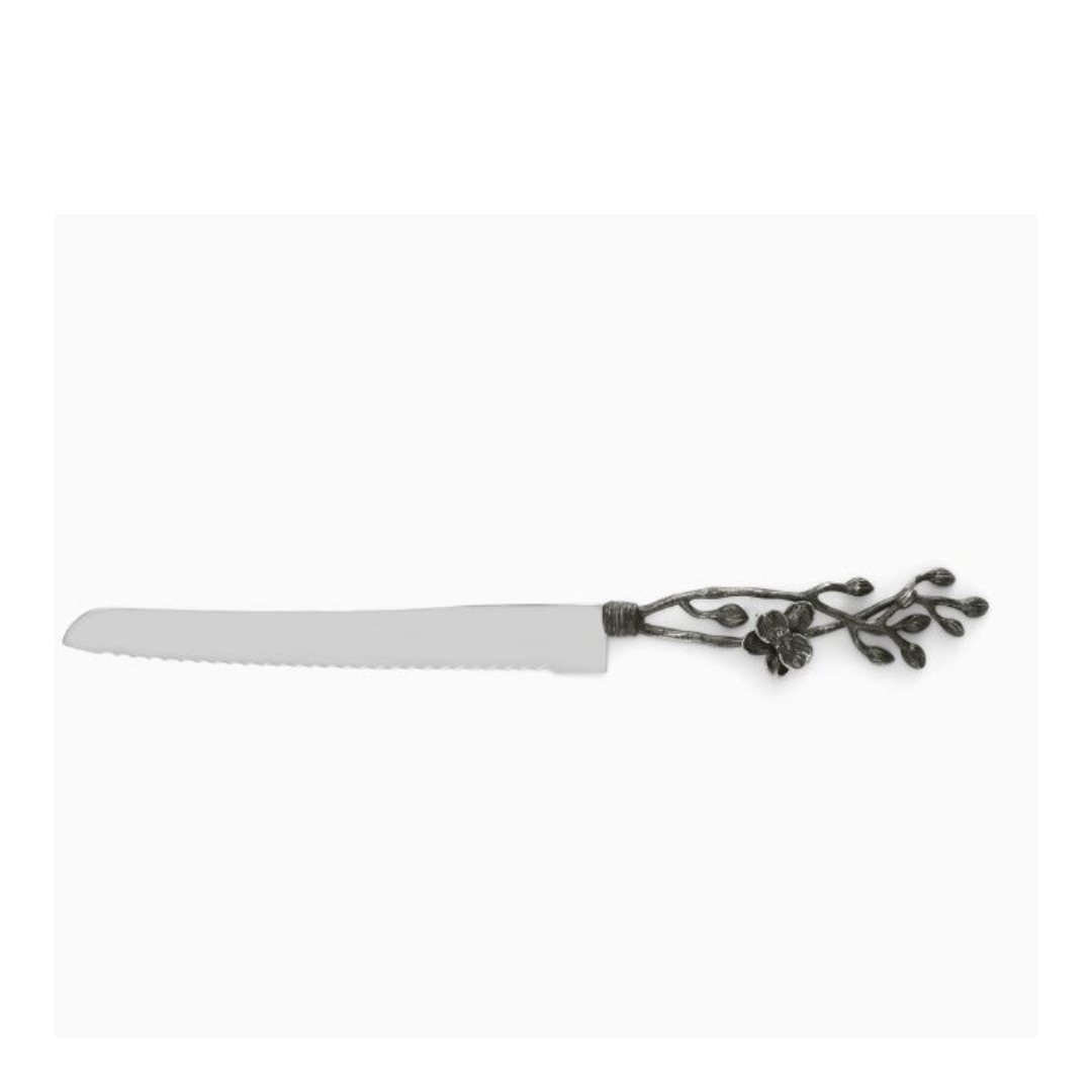 Michael Aram Black Orchid Bread Knife