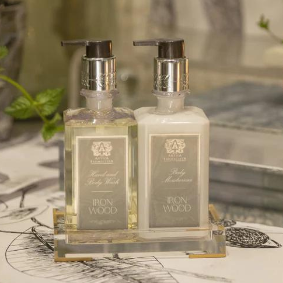 Hand Wash and Lotion Acrylic Tray