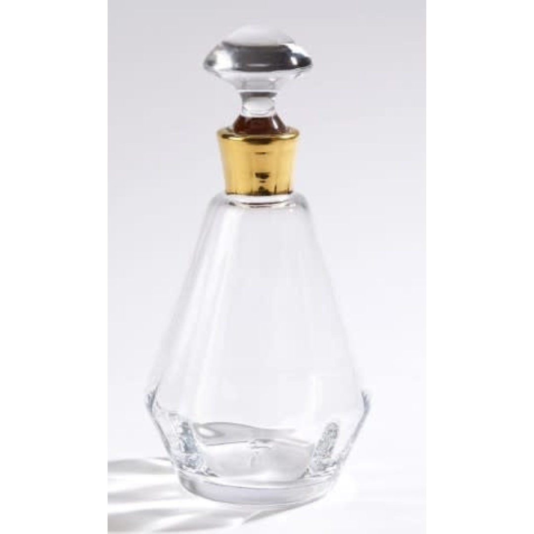 Global Views Decanter with Gold Neck